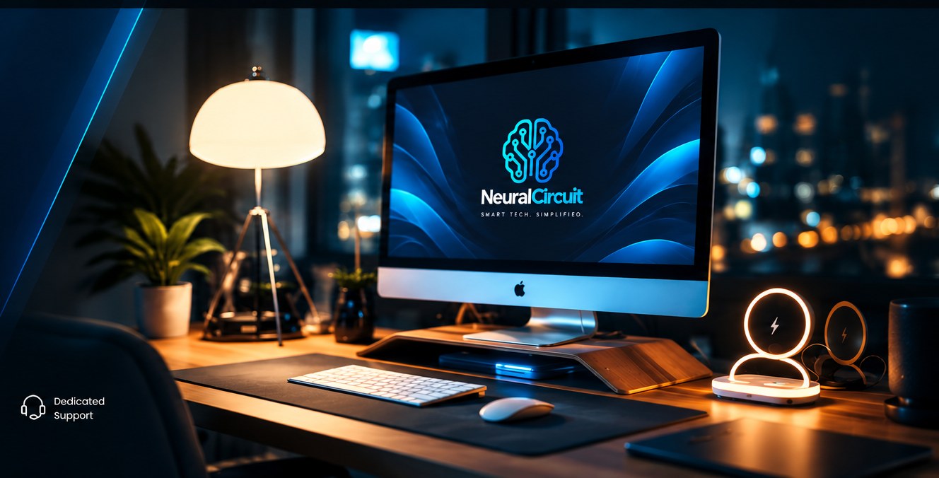 Modern technology workspace